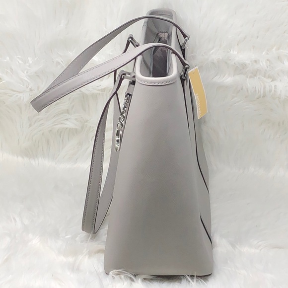 NWT Michael kors Sady Ash Grey Large Tote - Picture 5 of 8